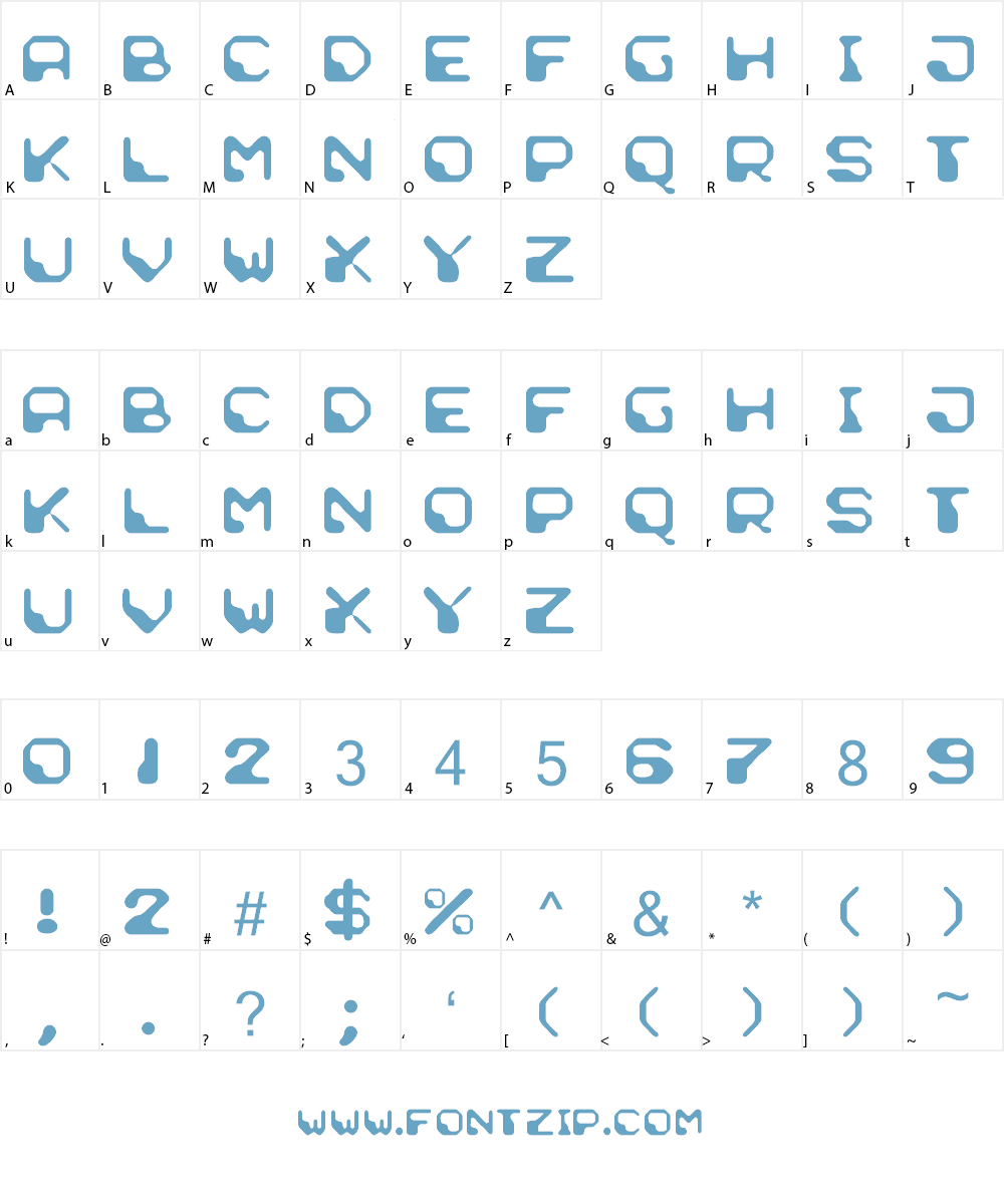 Demun Lotion Font Character
